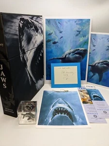 SIGNED + Drawing (Bookplate) JAWS Peter Benchley Limited Numbered Edition suntup - Bild 1 von 9
