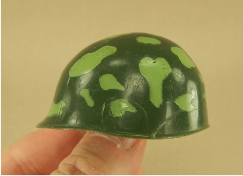Vintage 1964 Hasbro GI Joe Action Marine #7707 Paratrooper Camouflage Helmet C6 Cover
