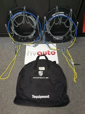 Cadenas de nieve OEM Porsche Tequipment 911 996 y Boxster 986 265/35/R18 255/40/R18 Foto 1 de 4