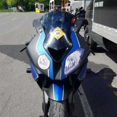 Calcomanías pegatinas faros estilo WSBK simuladas BMW S1000RR / HP4 (2009-2014) Foto 1 de 4