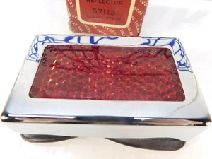 MG Magnette Rear Reflex Reflector Assembly LUCAS 57113 RER26 NOS 1959-1965 - Picture 1 of 8