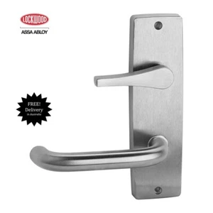 Lockwood 1939/70SC Interior Plate-Square End Door Furniture-FREE POSTAGE - Picture 1 of 1