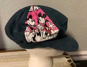 Neuf avec étiquettes chapeau vintage denim Disney Mickey & Minnie Dancing Newsboy casquette femmes hommes - Photo 1 sur 7