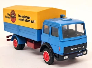 Cursor Modell 1/50 Magrius Deutz 320M blau Planwagen Diecast Modell LKW - Bild 1 von 7