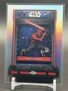 2025 Topps Chrome Star Wars Darth Maul Secret Bonus Stage Case Hit SSP BS-M - Picture 1 of 2