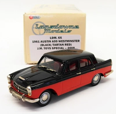 Lansdowne 1/43 Scale LDM6X - 1961 Austin A99 Westminster black/Tartan Red - Image 1 of 4
