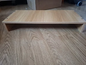 5.5cm Wooden Laptop Stand Desk Riser Holder Monitor And Keyboard Office Wood - Afbeelding 1 van 8