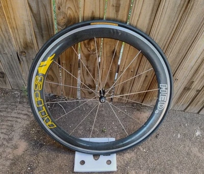 Neumático Continental One Hed Alps fibra de carbono aluminio rueda aerodinámica Foto 1 de 4