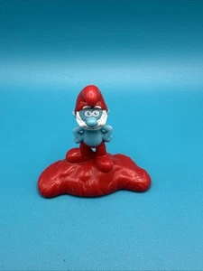 2017 McDonalds Smurfs - PAPA SMURF Figure Happy Meal Toy - Picture 1 of 2