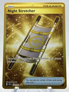 Pokemon Surging Sparks Night Stretcher 251/191 Gold Hyper Rare Full Art Holo (T) - Picture 1 of 2