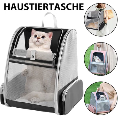 DUAL-USE RUCKSACK HUND KATZE GEPOLSTERT HUNDERUCKSACK BIS 9/13KG HAUSTIER TASCHE - Bild 1 von 4
