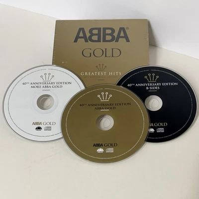 ABBA Gold Greatest Hits 40th Anniversary Edition - 3 x CDs (Brand New - Sealed) - Image 1 of 4