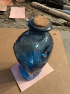 Antique Fisch’s Bitters Bottle Blue 4” [280] - Picture 1 of 2