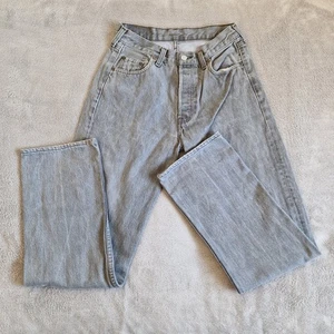 Levi's 501 XX Jeans W29 L30 Grey Denim Men's Straight Strauss Big E - Picture 1 of 13