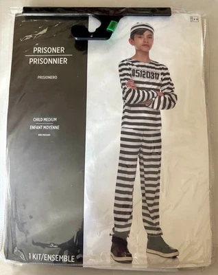 Disfraz de prisionero para niño talla mediana 6-8 Foto 1 de 4