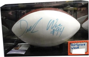 Demarcus Ware Hand Signed Autographed Football W/ Case  Cowboys JSA - Picture 1 of 3