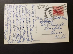 APO 39 GELNHAUSEN, GERMANY 1955 Army Cover BURG RHEINFELS Postcard - Picture 1 of 2