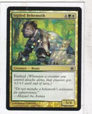 MTG: Alara Reborn: Foil: Sigiled Behemoth