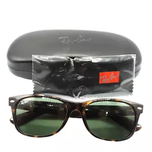 Gafas de sol Ray Ban 2132 710 Tortoise Wayfarer lentes verdes 55 mm - Imagen 1 de 12