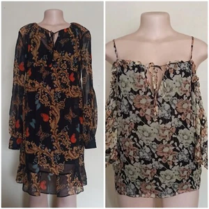 The Kooples Damen Paket mit 2 Seidenkleidern und Tops Größe Small - Bild 1 von 19