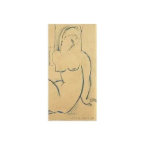 Stampa su Tela su Carta Poster o Quadro Amedeo Modigliani Seated Woman - Picture 1 of 2