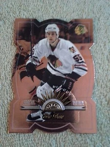 1997-98 Leaf Eric Daze Foil Y-Axis Bronze Diecut Insert Ltd #/200 Blackhawks - Picture 1 of 2