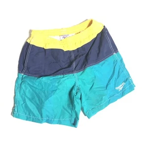Reebok Herren Vintage Schwimmen Surfen Farbblock Shorts Größe Small 80er 90er - Bild 1 von 4