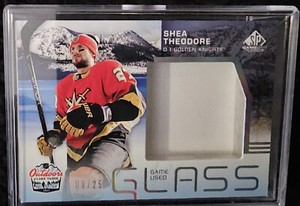 Shea Theodore 2021-22 SP SP Game Used Lake Tahoe Glass /25 Vegas Golden Knights