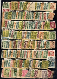 1918-40 LATVIA SELECTION ABOUT 200 STAMPS USED 9821 - Picture 1 of 2