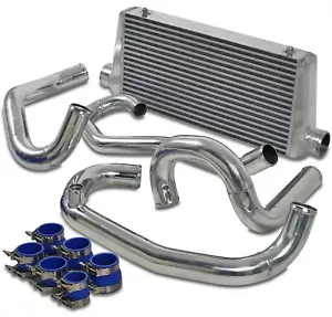 FMIC Front Mount Intercooler Piping Couplers Clamps for 95-00 Subaru Impreza GC8 - Foto 1 di 3