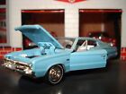 1966 66 DODGE CHARGER 383I LIMITED EDITION  1/64 M2 WHITEWALL TIRES & HUBCAPS