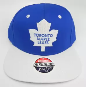 TORONTO MAPLE LEAFS NHL VINTAGE SNAPBACK RETRO 2-TONE ZEPHYR CAP HAT NEW! - Picture 1 of 7