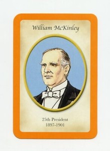#TN23815 WILLIAM MCKINLEY President Quartett Card