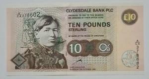 1999 SCOTLAND £10 "COMMEMORATIVE" UNC @ CLYDESDALE BANK {P-226b} - Picture 1 of 5