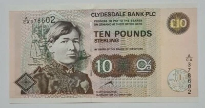 1999 SCOTLAND £10 "COMMEMORATIVE" UNC @ CLYDESDALE BANK {P-226b} - Image 1 of 4
