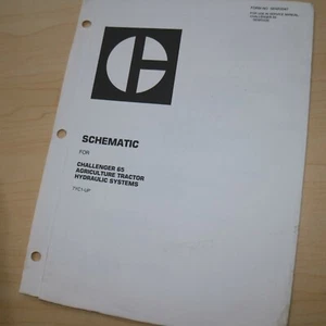 Caterpillar Challenger 65 Tractor Hydraulic Schematic manual shop repair service - Picture 1 of 4