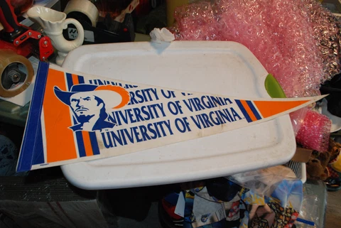 Virginia Cavaliers Vintage Felt Pennant, 12" x 30" NCAA University Of Virginia Cover