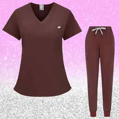 Venta al por mayor Uniforme Médico de Quirófano Exfoliantes Hospital Trabajo Conjunto Traje Foto 1 de 4