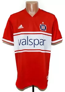 CHICAGO FIRE MLS 2018/2020 HOME FOOTBALL SHIRT ADIDAS SIZE L - Bild 1 von 4