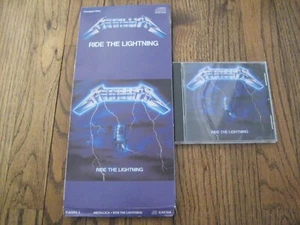 Metallica Ride The Lightning Longbox and Original CD - Foto 1 di 4