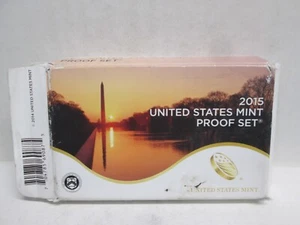 2015 US MINT PROOF SET- DAMAGED - Picture 1 of 4