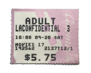 L.A. CONFIDENTIAL An Authentic Original Cinemark Movie Ticket Stub Vintage 1997 - Bild 1 von 6