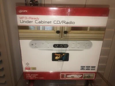 GPX MP3 Ready Under Cabinet CD Player Radio KC220S Brand New In Open Box - Image 1 of 4
