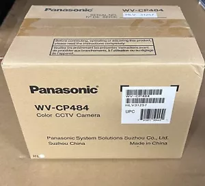 *New In Box* Panasonic WV-CP484 SDIII WDR CCTV Analog Security Box Camera - Picture 1 of 2