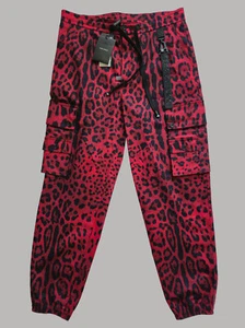 Dolce & Gabbana Designer Cargohose Cottonstretch mit Leopardenprint NEU Gr. 48 - Bild 1 von 11