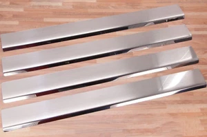 Set Edelstahl Einstiegsleisten Chrom Matt für Opel Zafira B 2005-2014 - Bild 1 von 1