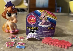 Unicorn Squad LILY Glitter Zuru 5 Überraschung Pferd Figur Spielzeug mit Zubehör - Bild 1 von 8
