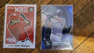 Mixed Baseball CARD LOT Jose Ramirez Glenn Otto Nick Solak Michael Morse Gavin  - Image 1 of 4