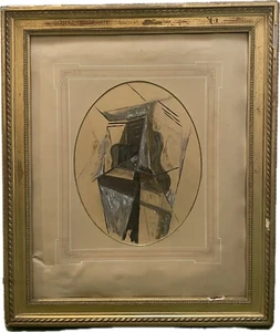 Gemälde Kubistisches Gemälde alt 20.Jh. - Bild 1 von 11