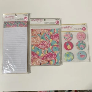 Sparkle Berry Ink Michael’s Limited Edition Set di 3 Carte Pulsanti Lista Pad Nuovo - Foto 1 di 2